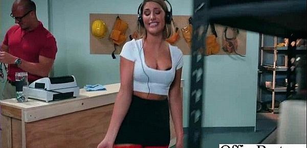  Office Horny Girl (August Ames) With Big Melon Tits Enjoy Hard Bang mov-08